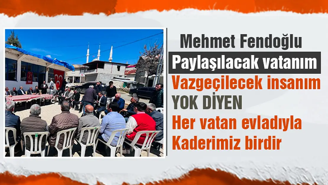 Paylaşılacak Vatanım Vazgeçilecek insanım Yok diyen  Her Vatan Evladıyla Kaderimiz Birdir