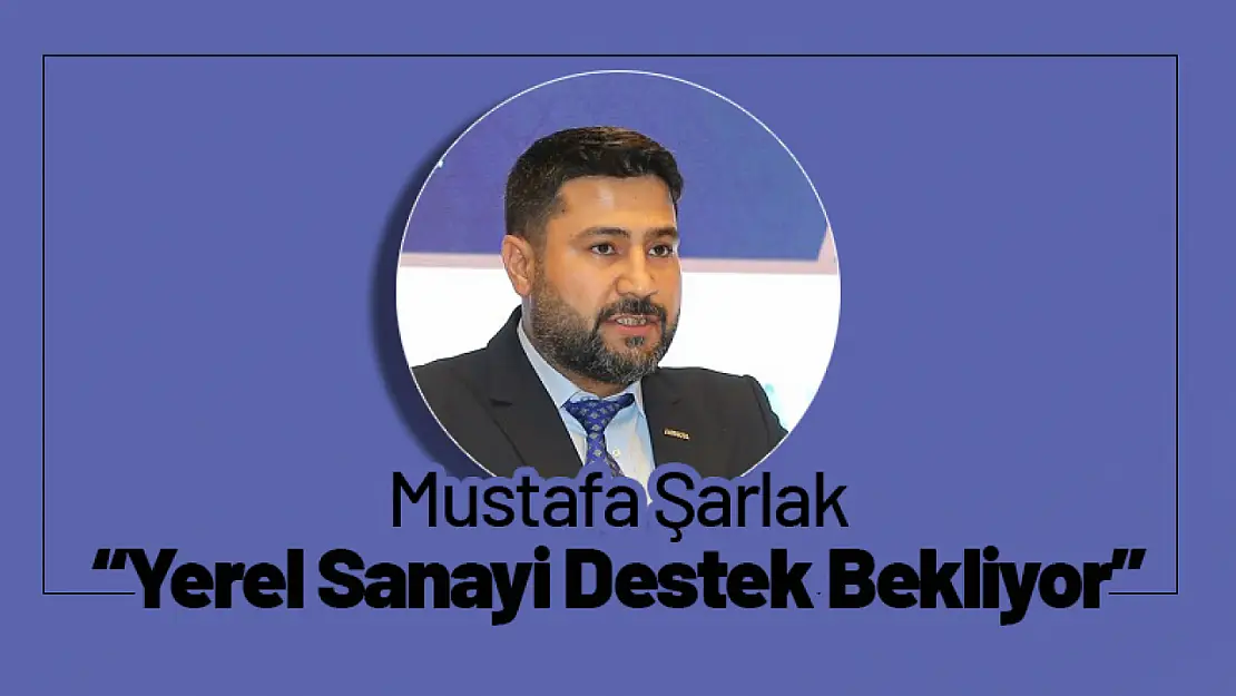 Şarlak: 'Yerel Sanayi Destek Bekliyor'