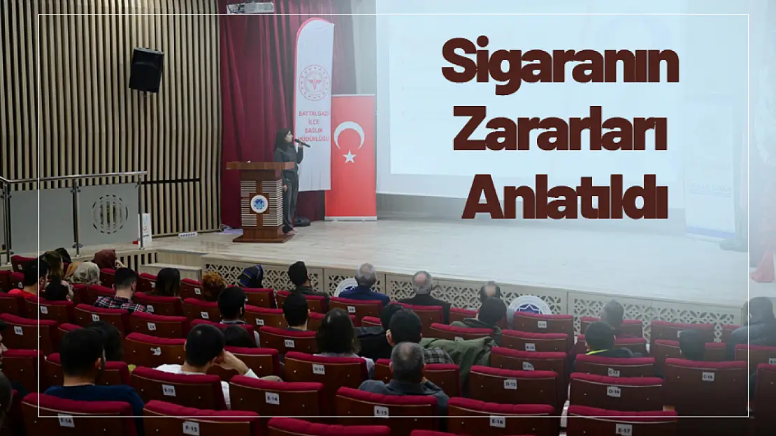 Sigaranın zararları anlatıldı...