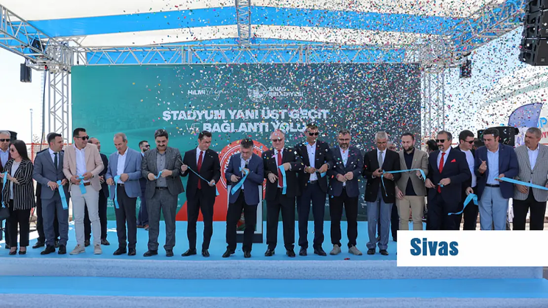 Stadyum Yanı Üst Geçit Ve Bağlantı Yolu Hizmete Açıldı…