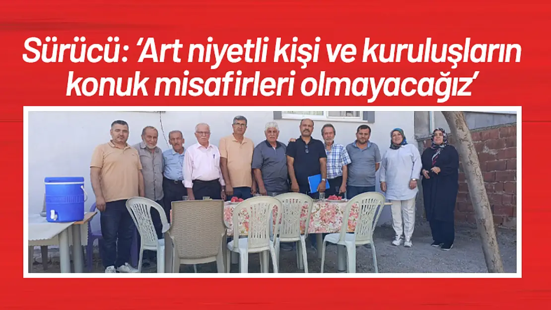 Sürücü: 'Art niyetli kişi ve kuruluşların konuk misafirleri olmayacağız' 