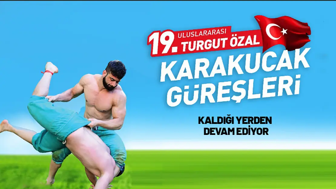 Turgut Özal Karakucak Güreşleri Kaldığı Yerden Devam Ediyor...