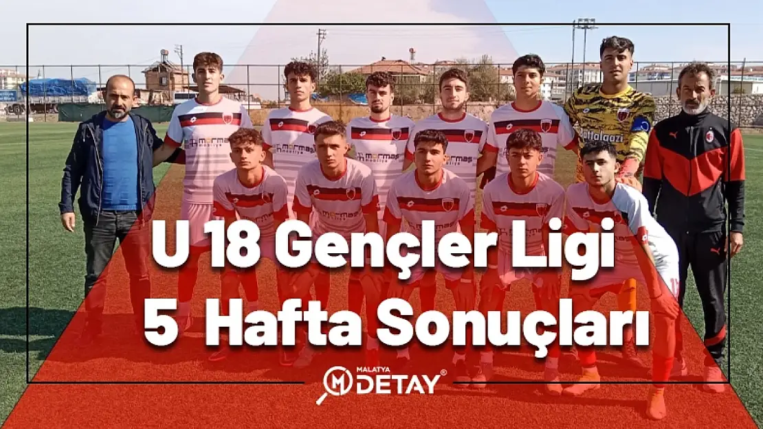 U 18 Gençler Ligi  5. Hafta Sonuçları