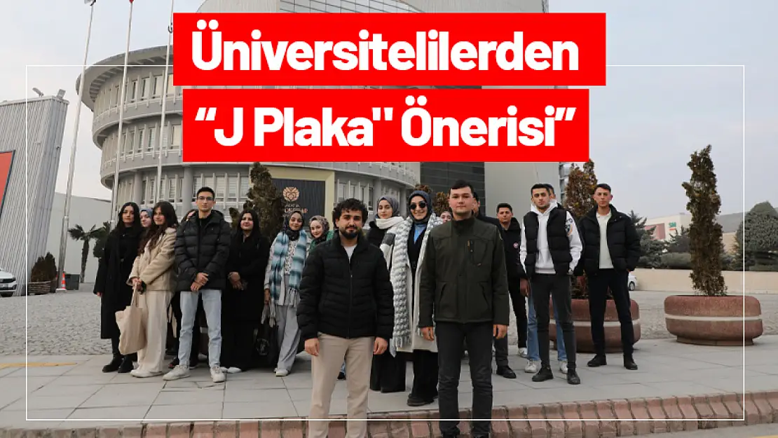 Üniversitelilerden 'J Plaka