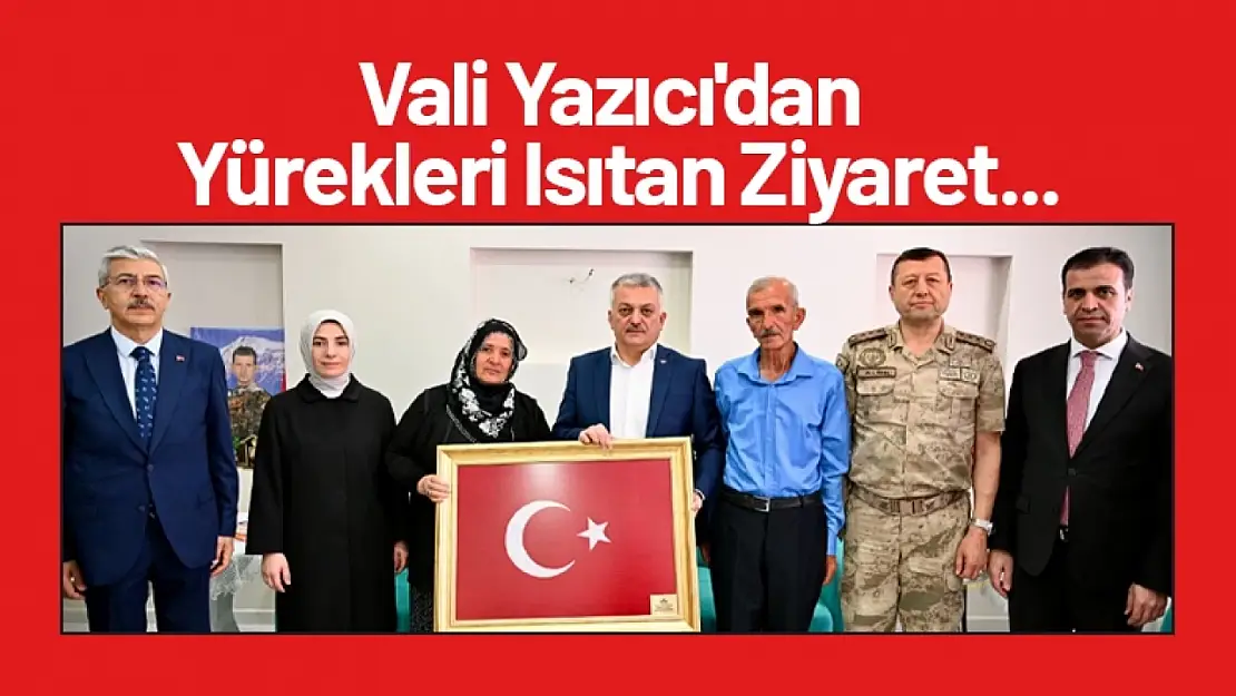 Vali Yazıcı'dan Yürekleri Isıtan Ziyaret...