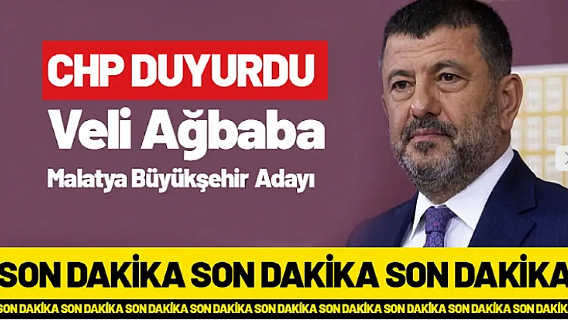 CHP'nin Adayı Veli Ağbaba