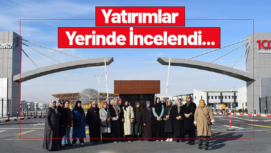 Yatırımlar Yerinde İncelendi...