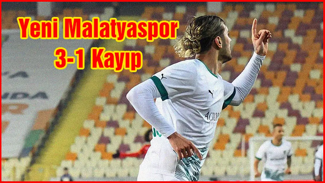 Yeni Malatyaspor Kendi Evinde Kayıp