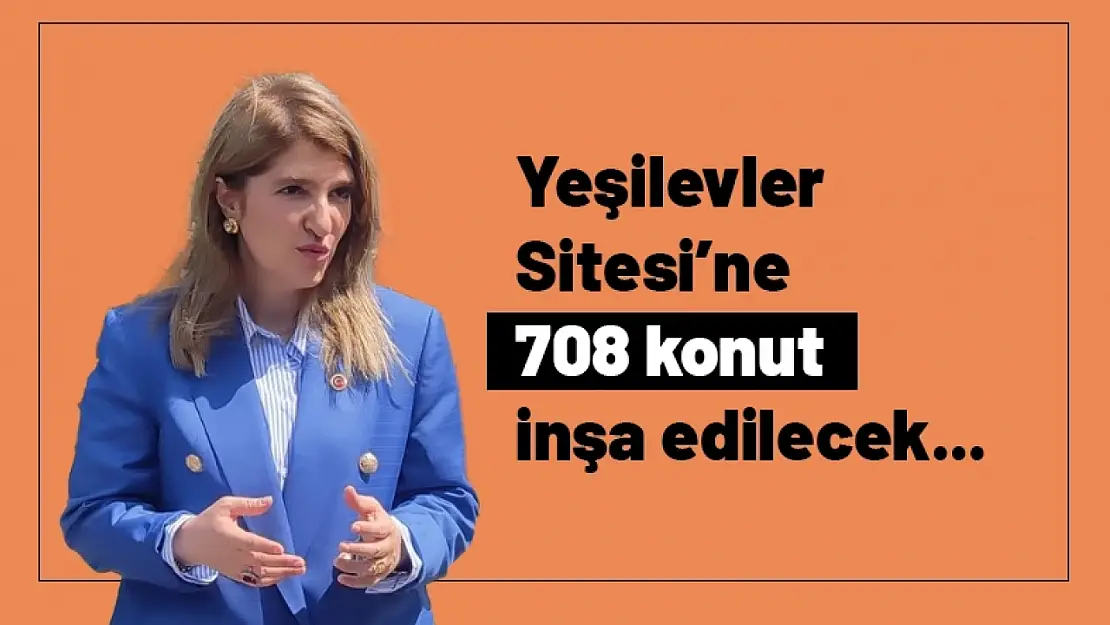 Yeşilevler Sitesi'ne 708 konut inşa edilecek...