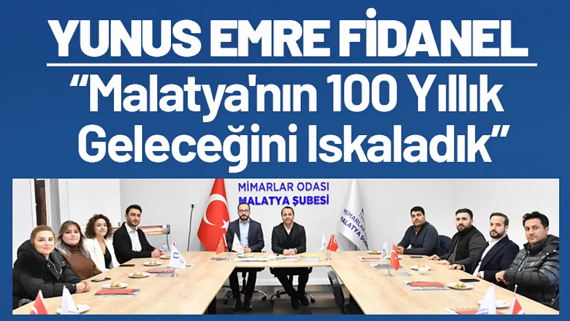 Yunus Emre Fidanel: 'Malatya'nın 100 Yıllık Geleceğini Iskaladık'