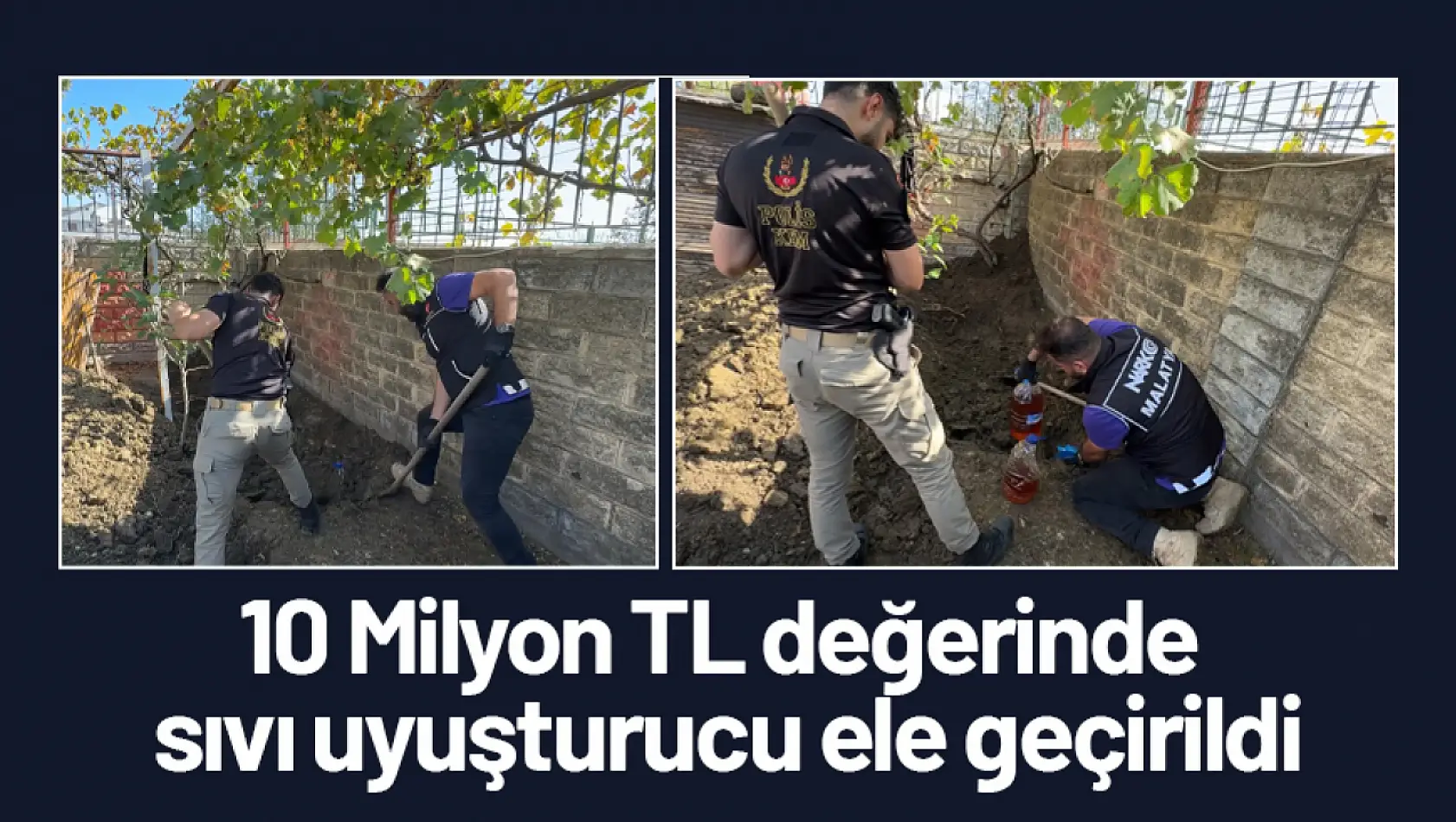 10 Milyon TL değerinde sıvı uyuşturucu ele geçirildi...