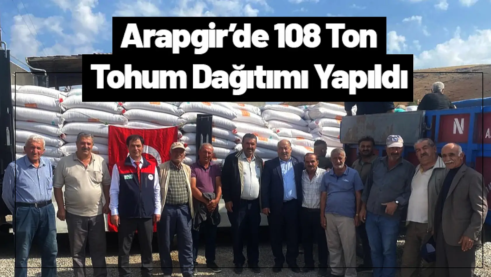 Arapgir'de 108 Ton Tohum Dağıtımı Yapıldı