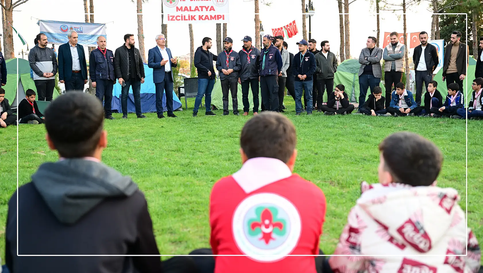 Başkan Güder İzci Kampında...