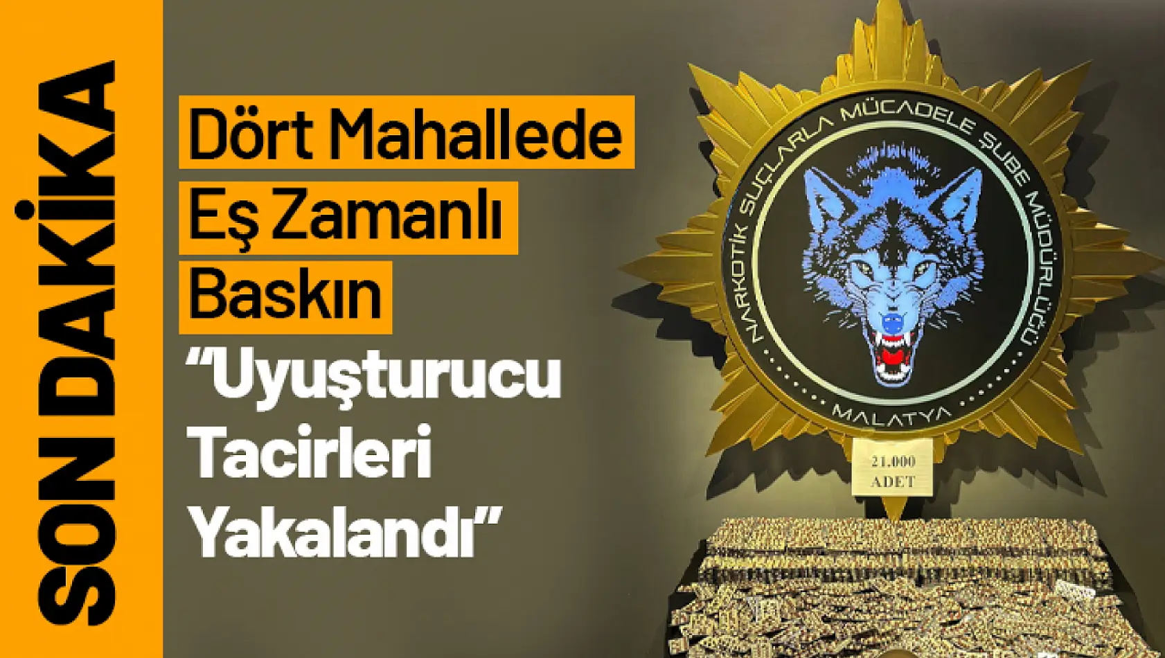 Dört Mahallede Eş Zamanlı Baskın: Uyuşturucu Tacirleri Yakalandı