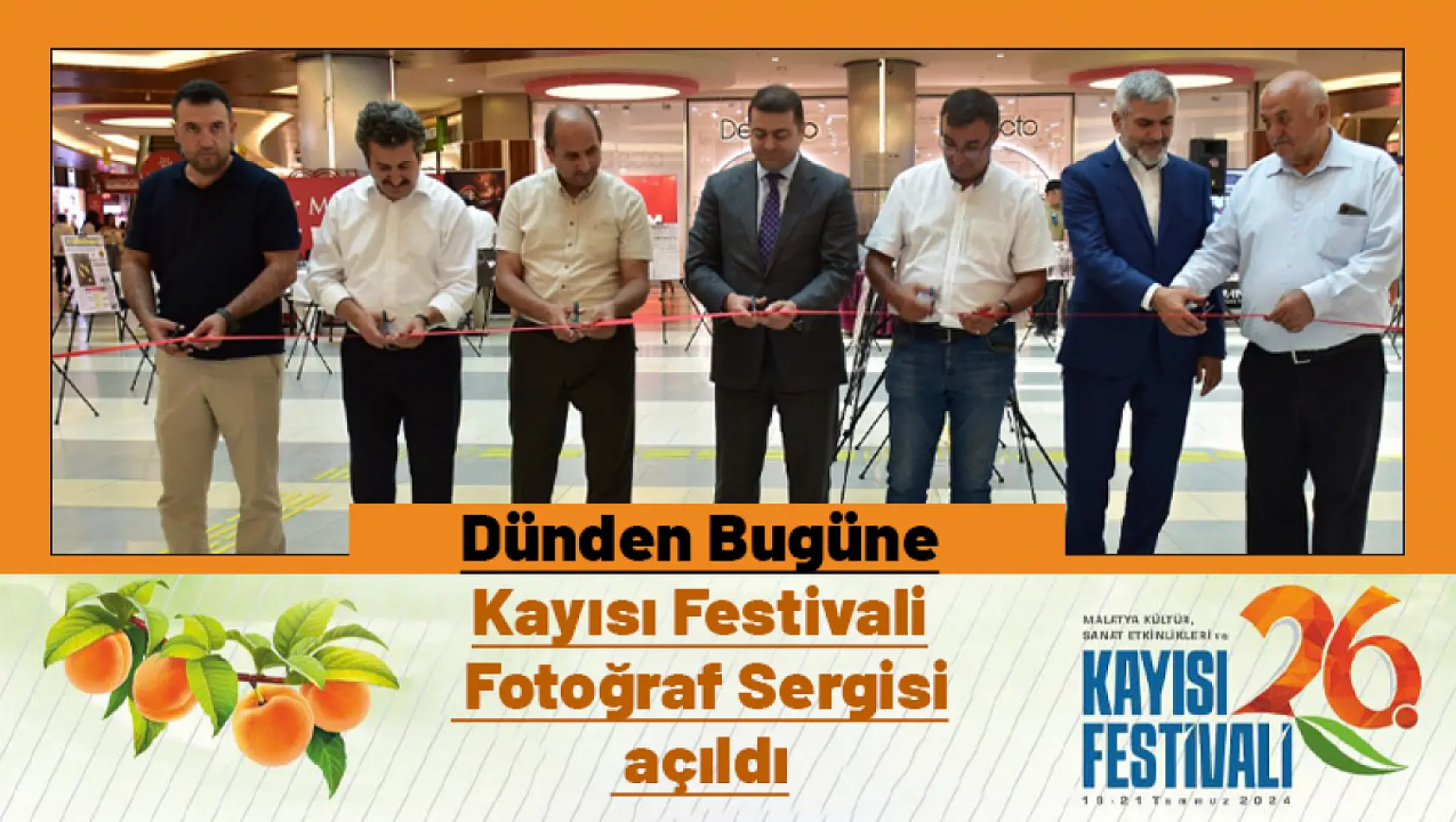 Dünden Bugüne Kayısı Festivali' Fotoğraf Sergisi açıldı...