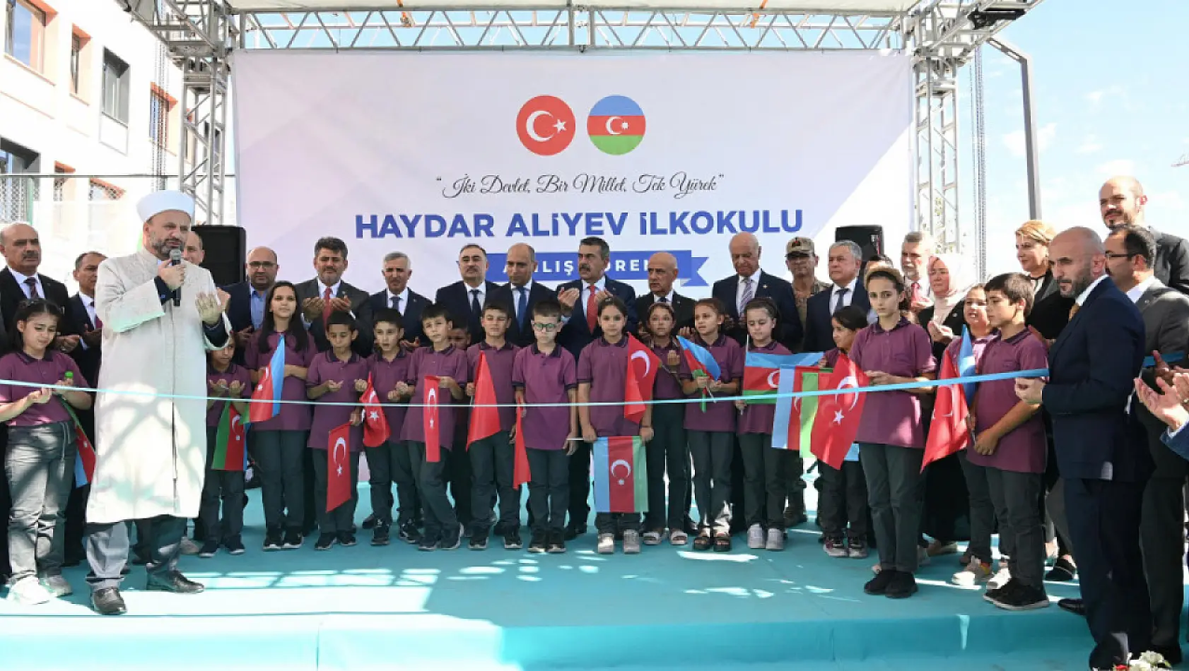 Haydar Aliyev İlkokulu'nun Açılışı Gerçekleştirildi