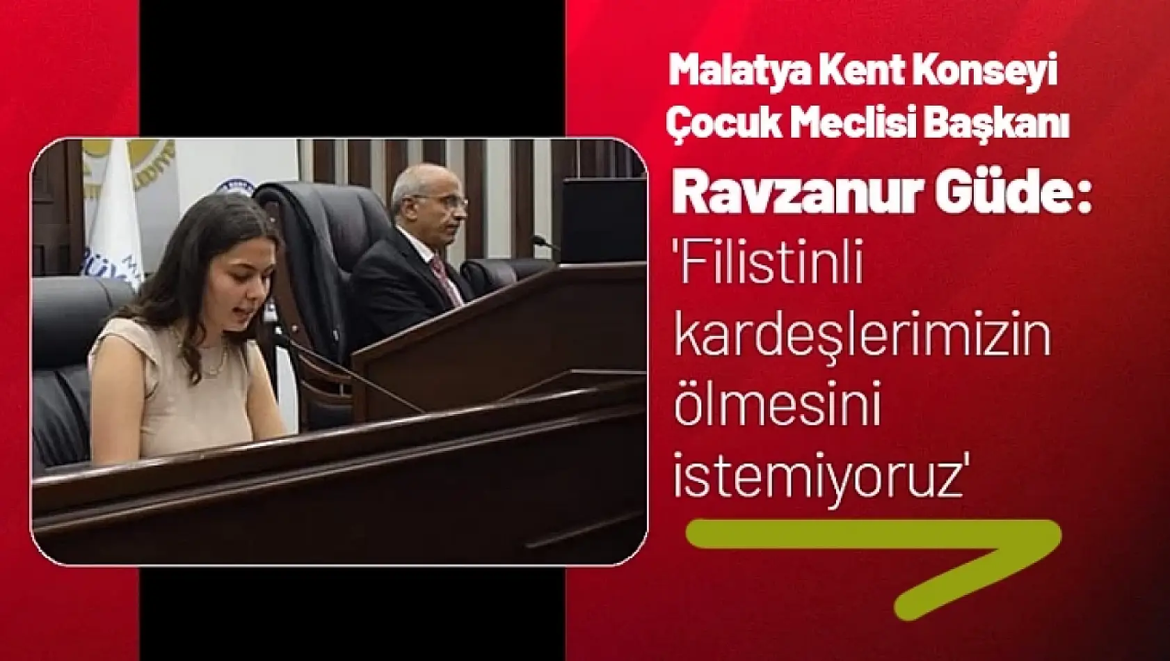 Ravzanur Güde: 'Filistinli kardeşlerimizin ölmesini istemiyoruz'