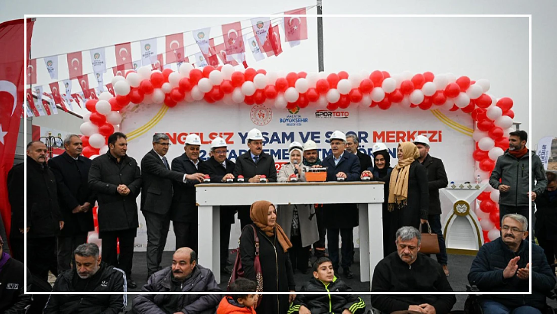 Engelli Bireylere Yeni Sosyal ve Spor Kompleksi: Temel Atıldı