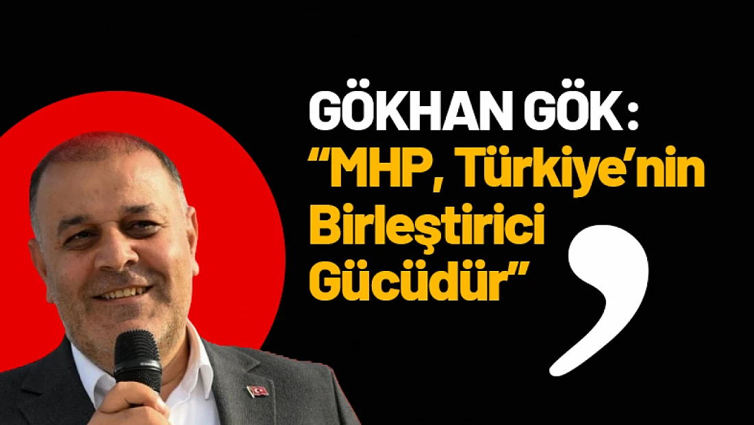 Gök: MHP, Türkiye’nin Birleştirici Gücüdür