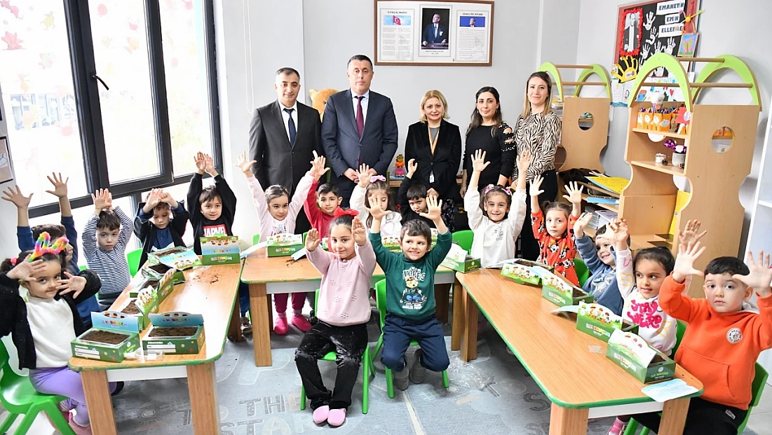 Her Hafta Bir Anaokulunda Tarım Eğitimi