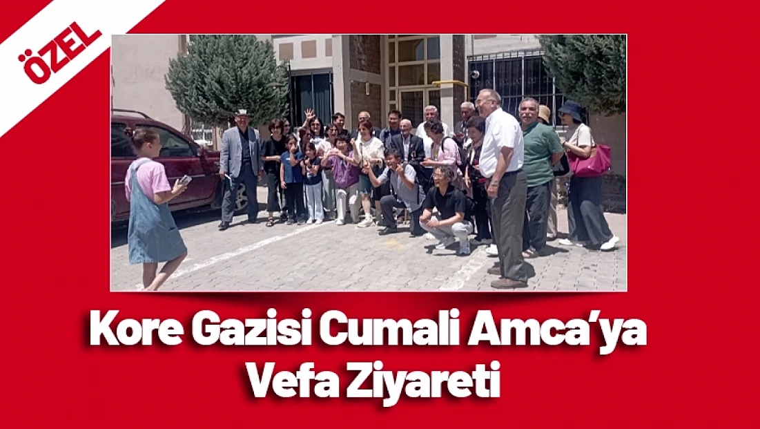 Kore Gazisi Cumali Amca’ya Vefa Ziyareti