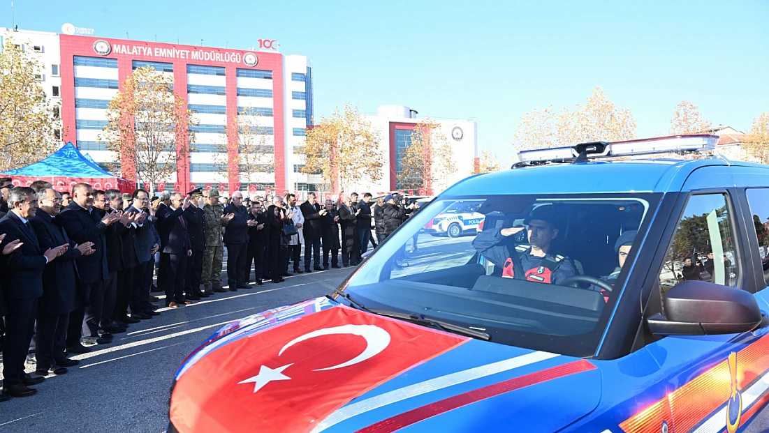 Malatya Güvenliğine 67 Yeni Araç Takviyesi