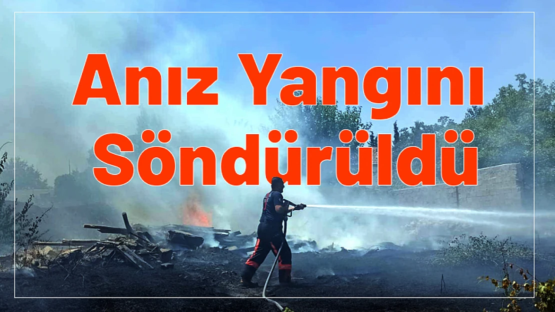 Anız Yangını Söndürüldü