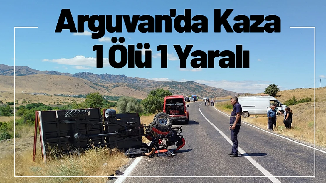 Arguvan'da Kaza 1 Ölü 1 Yaralı