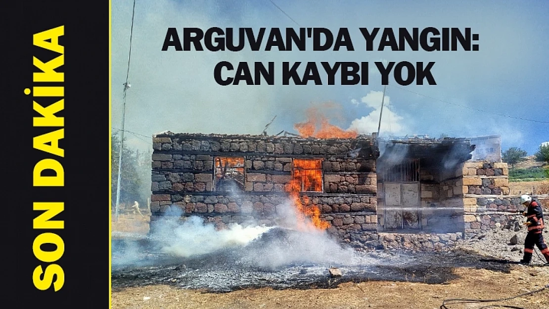 Arguvan'da Yangın: Can Kaybı Yok
