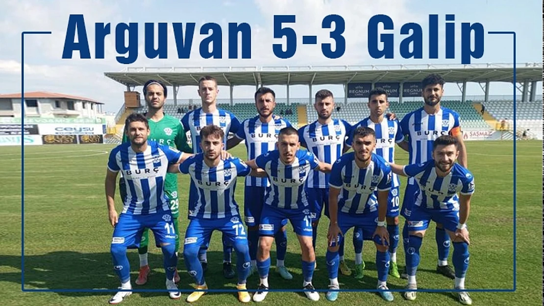 Arguvanspor Penaltılarda galip Geldi 5-3