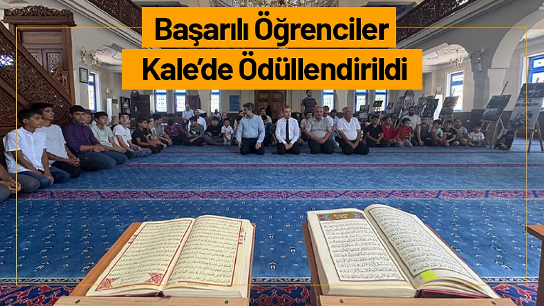 Başarılı Öğrenciler Kale'de Ödüllendirildi