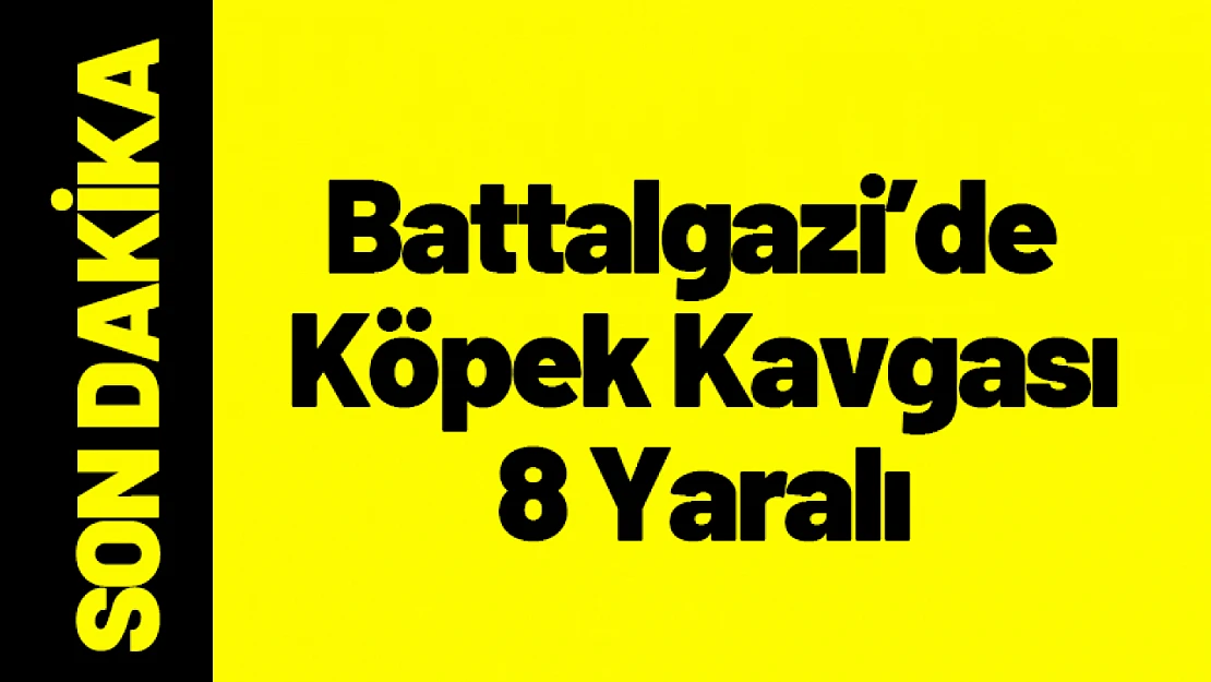 Battalgazi'de Köpek Tartışması Kavgaya Dönüştü: 8 Yaralı