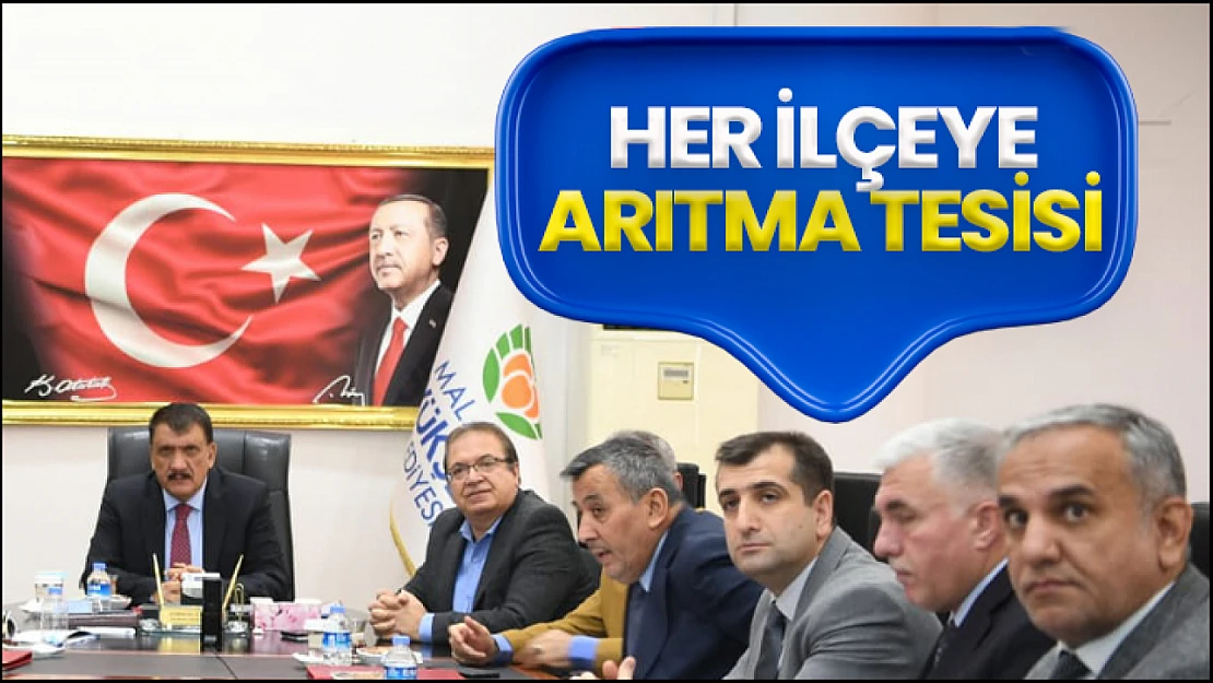 Bütün ilçelerimizde arıtma tesisleri yapılıyor