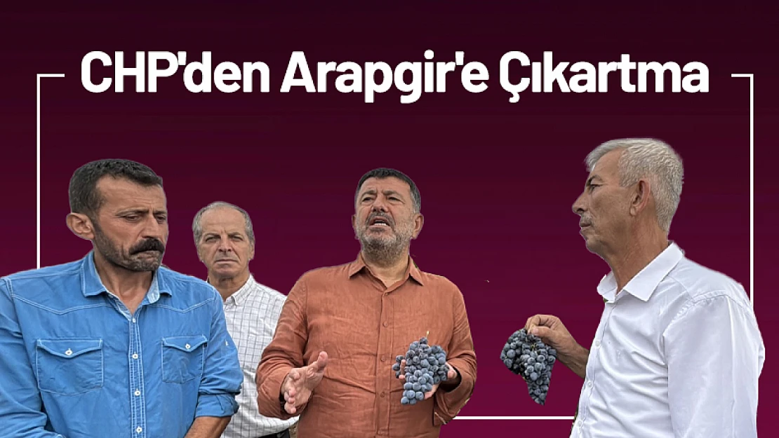 CHP'den Arapgir'e Çıkartma