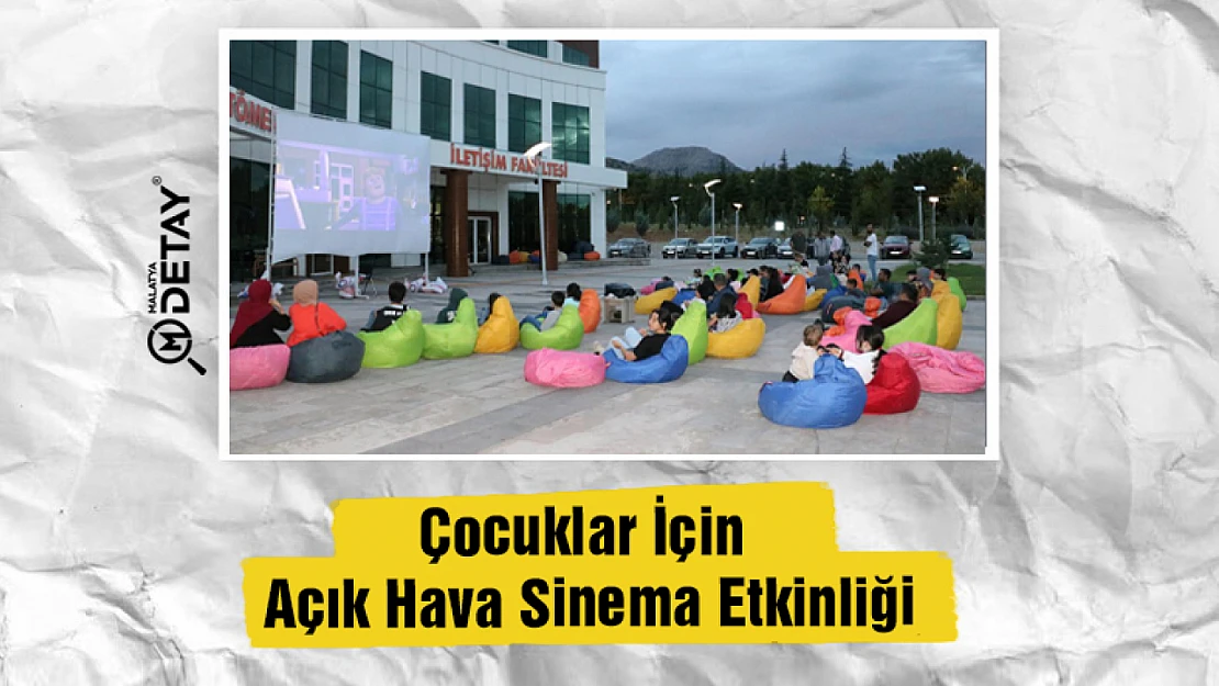 Çocuklar İçin Açık Hava Sinema Etkinliği