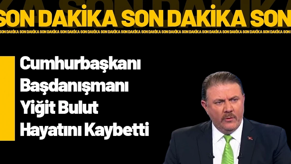 Cumhurbaşkanı Başdanışmanı Yiğit Bulut Hayatını Kaybetti