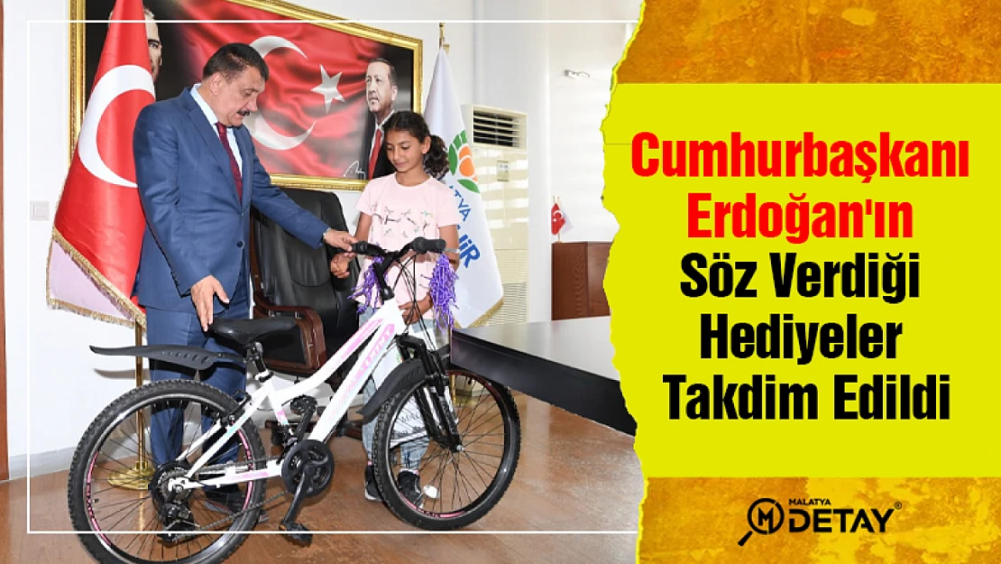 Cumhurbaşkanı Erdoğan'ın Söz Verdiği Hediyeler Takdim Edildi