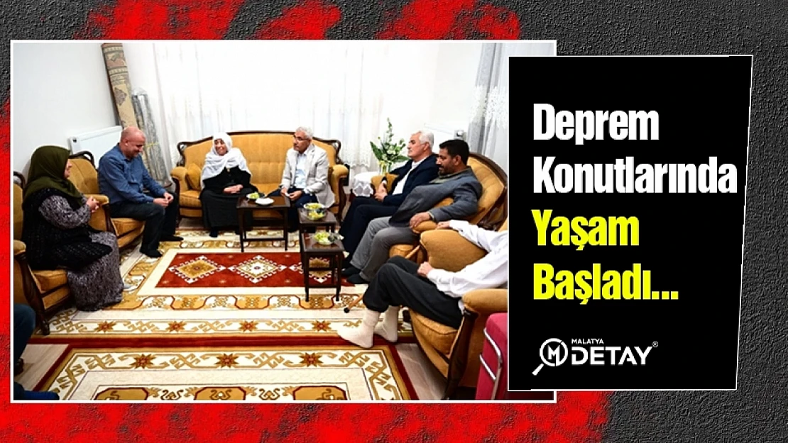 Deprem Konutlarında Yaşam Başladı...