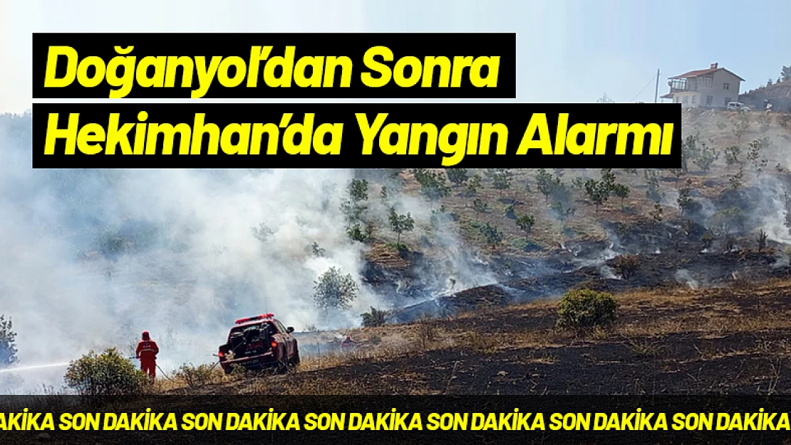 Doğanyol'dan Sonra Hekimhan'da Yangın Alarmı