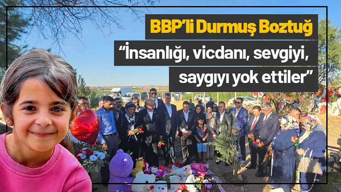 Durmuş Boztuğ : 'İnsanlığı, vicdanı, sevgiyi, saygıyı yok ettiler'