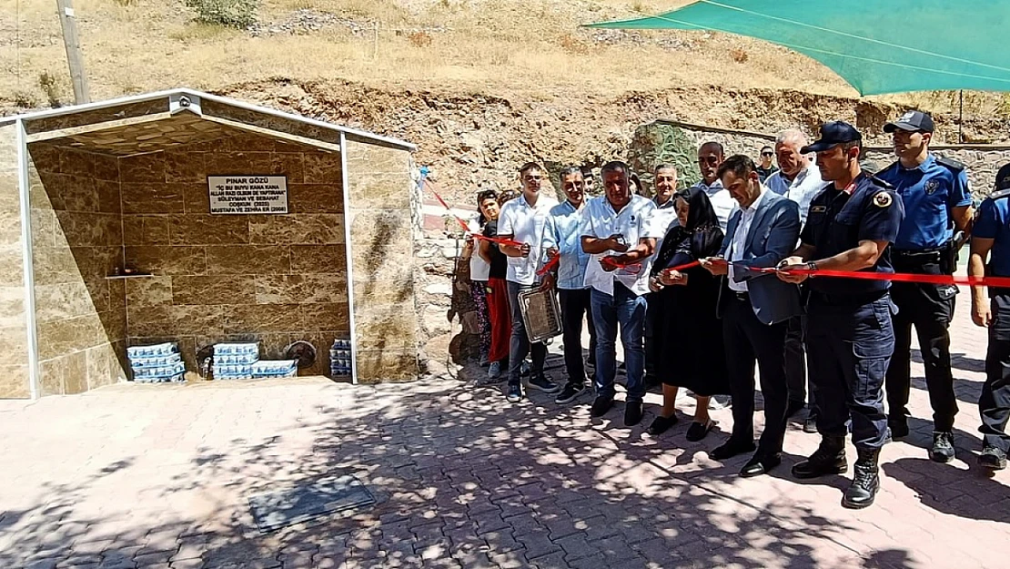 Eğnir Mahallesi'nde Yeni Çeşme Hizmete Açıldı