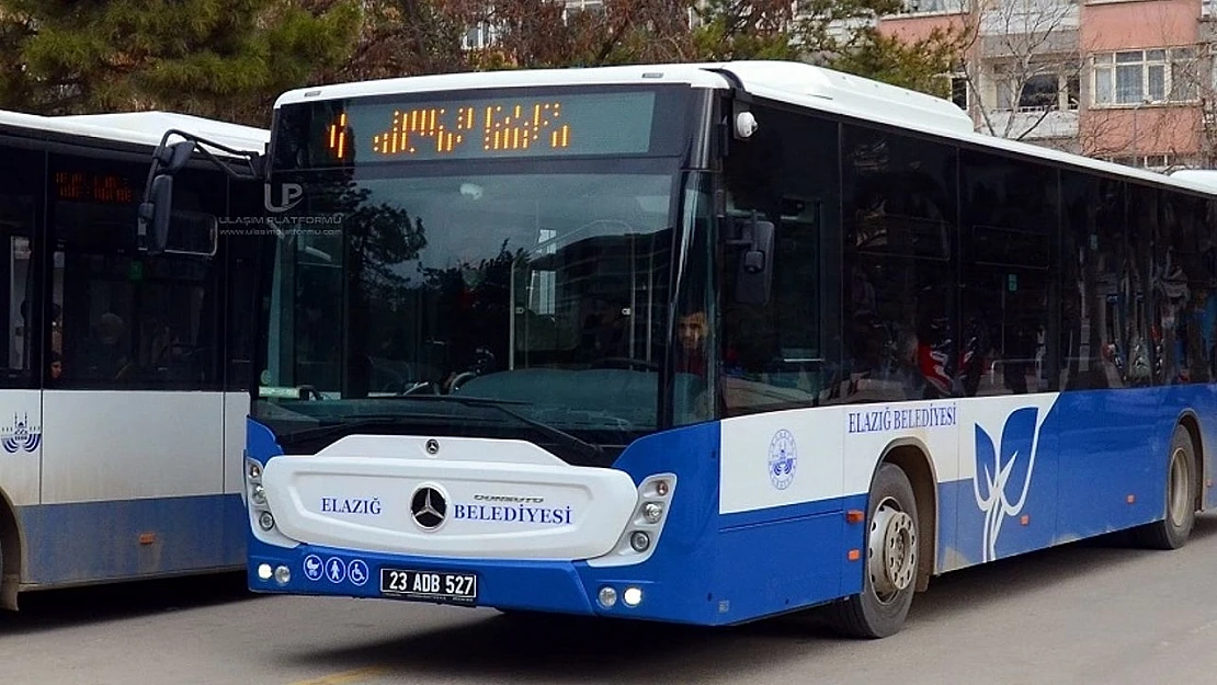 Elazığ'da Toplu Ulaşım Bayramda Ücretsiz Olacak