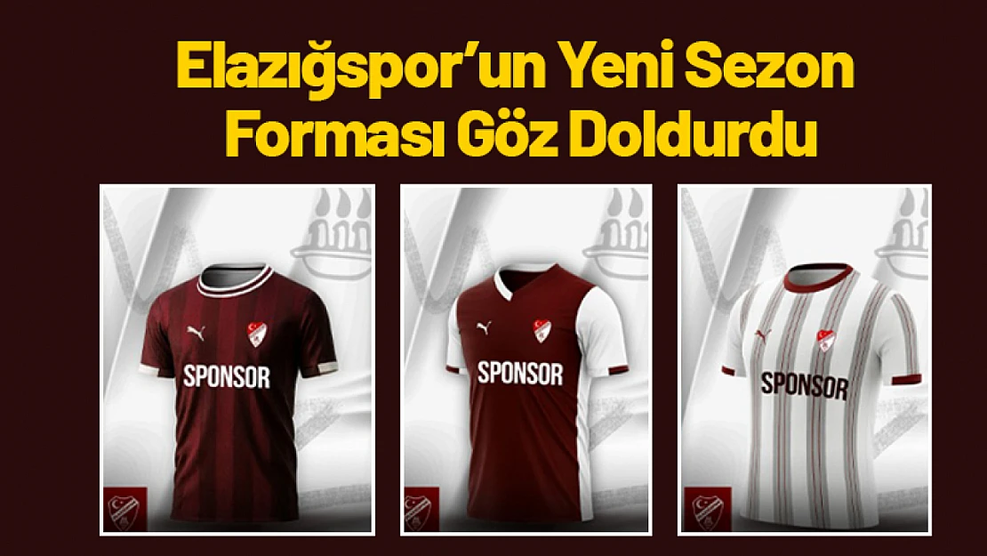 Elazığspor'un Yeni Sezon Forması Göz Doldurdu