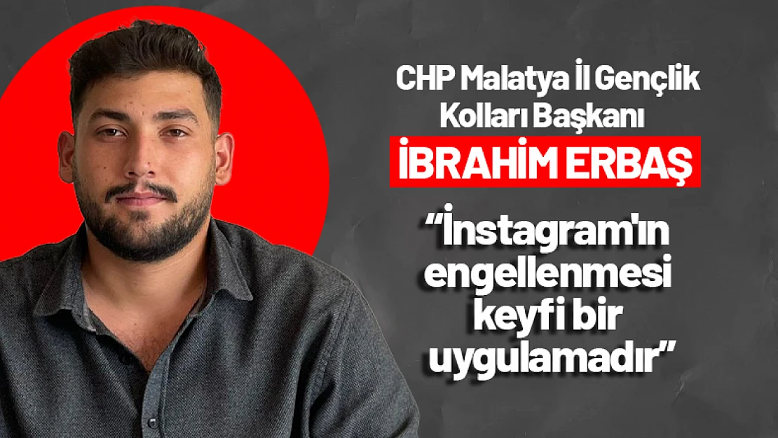 Erbaş: 'İnstagram'ın engellenmesi keyfi bir uygulamadır'