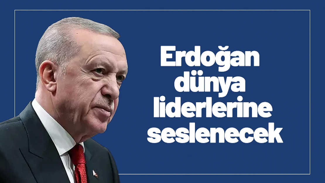 Erdoğan dünya liderlerine seslenecek