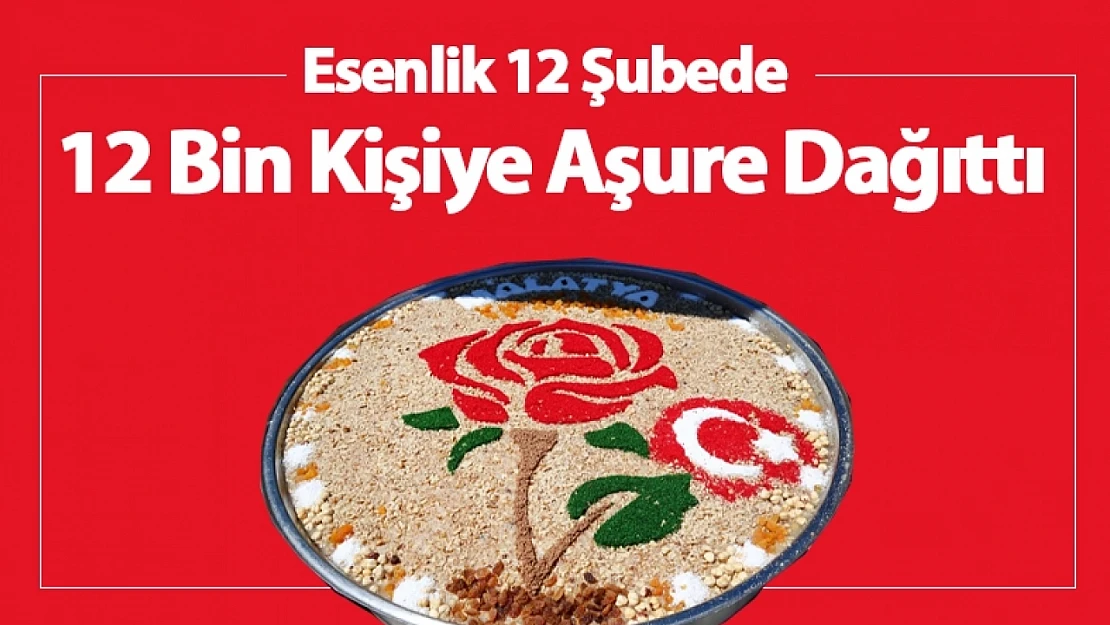 Esenlik 12 Şubede 12 Bin Kişiye Aşure Dağıttı
