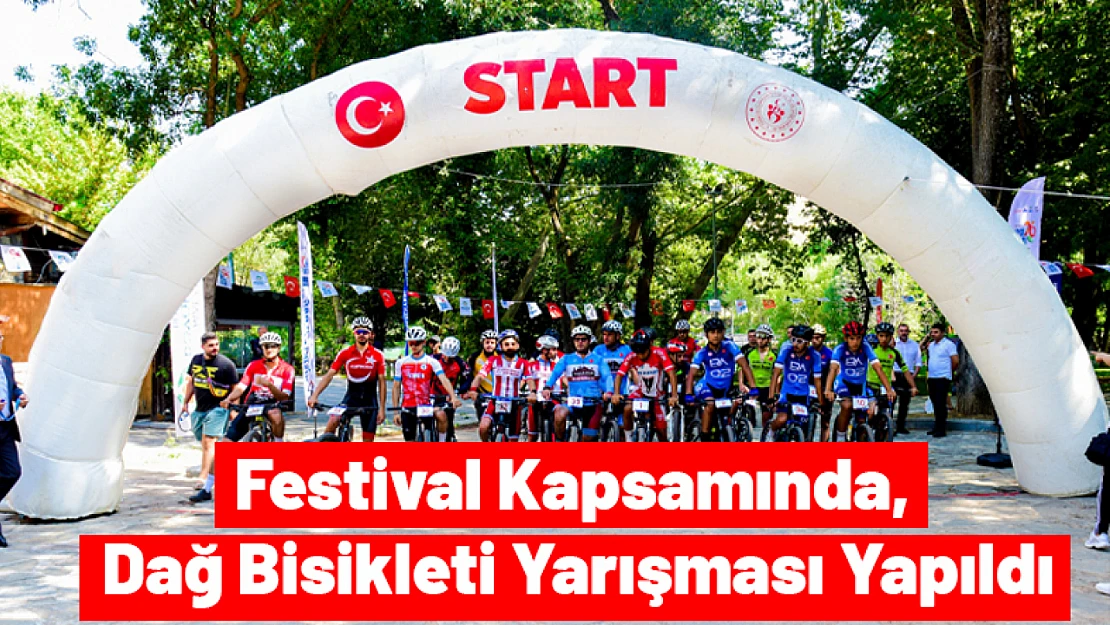 Festival Kapsamında, Dağ Bisikleti Yarışması Yapıldı