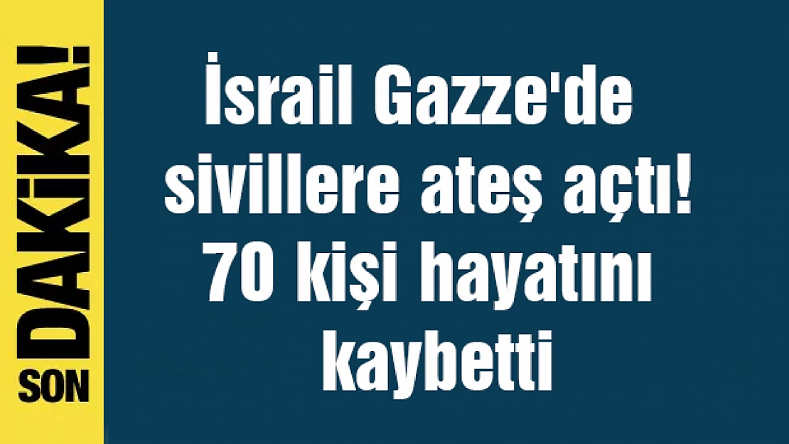 İsrail Gazze'de sivil konvoyu vurdu...