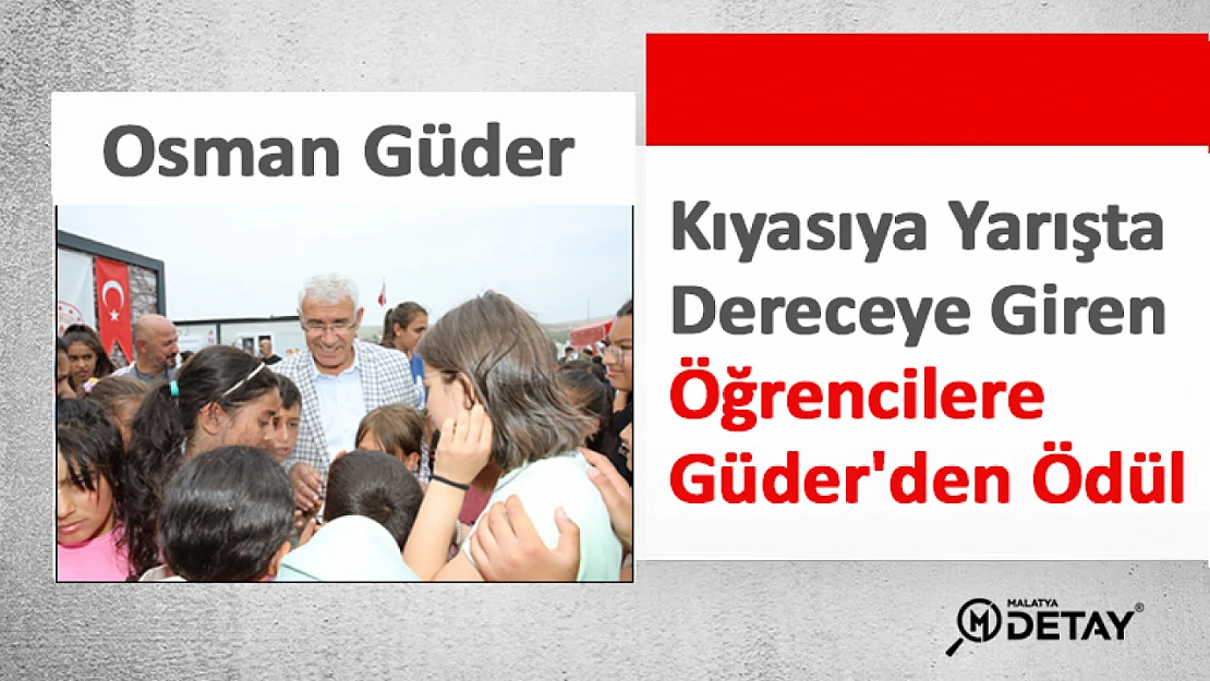 Kıyasıya Yarışta Dereceye Giren Öğrencilere Güder'den Ödül