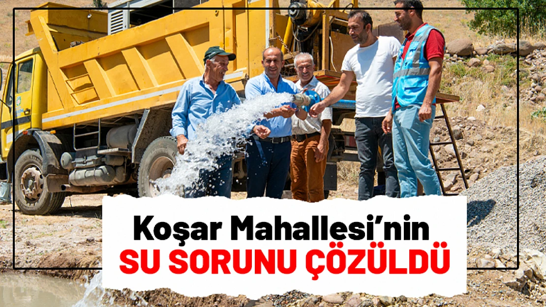 Koşar Mahallesi'nin Su Sorunu Çözüldü...